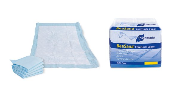 BeeSana® Comflock Super Krankenunterlagen 40x60cm - 6 x 25 Stck.