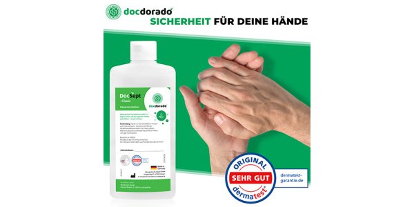 docdorado DocSept Classic Händedesinfektion - 12 x 1000 ml