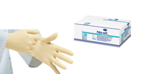 Hartmann Peha-soft powderfree, Latex Gloves Size S