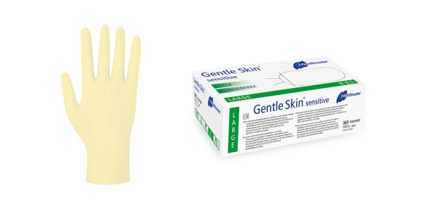 Meditrade Gentle Skin Sensitive Latexhandschuhe - Größe L