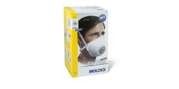 Moldex 3308 Air Plus ProValve FFP2 R D - mit Ventil - 5 Stck.