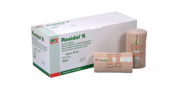 Rosidal K Kurzzugbinde 8 cm x 5 m - AP 10 Stck. - PZN 04847176