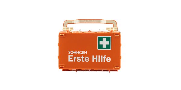 SÖHNGEN® Erste-Hilfe-Koffer Junior, Füllung DIN 13157:2021, orange