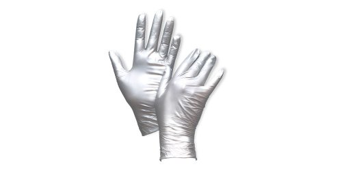 Unigloves FANCY Silver nitrile gloves 100 pieces - Size XL